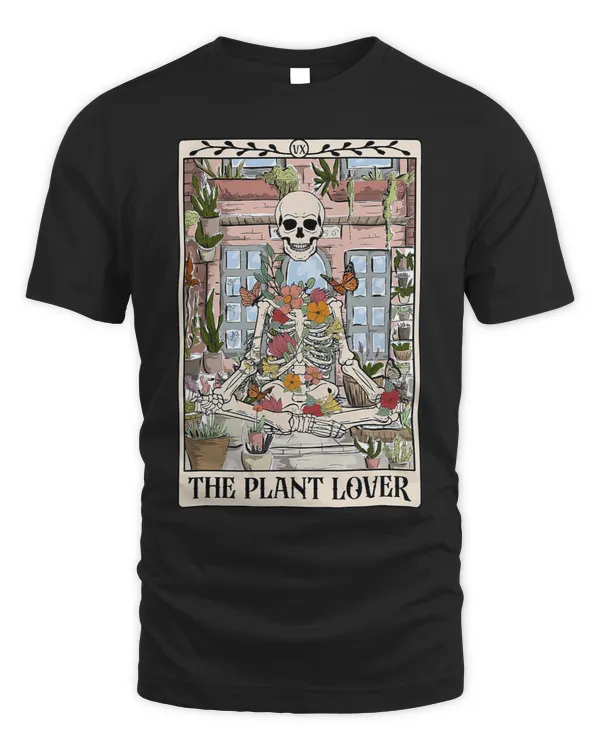 The Plant Lover Tarot Card Skeleton Plant Mom Gardening