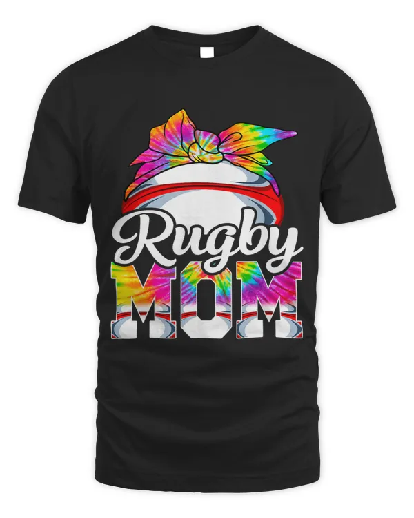 Tie Dye Rugby Mom Rugby Mama Sport Mothers Day