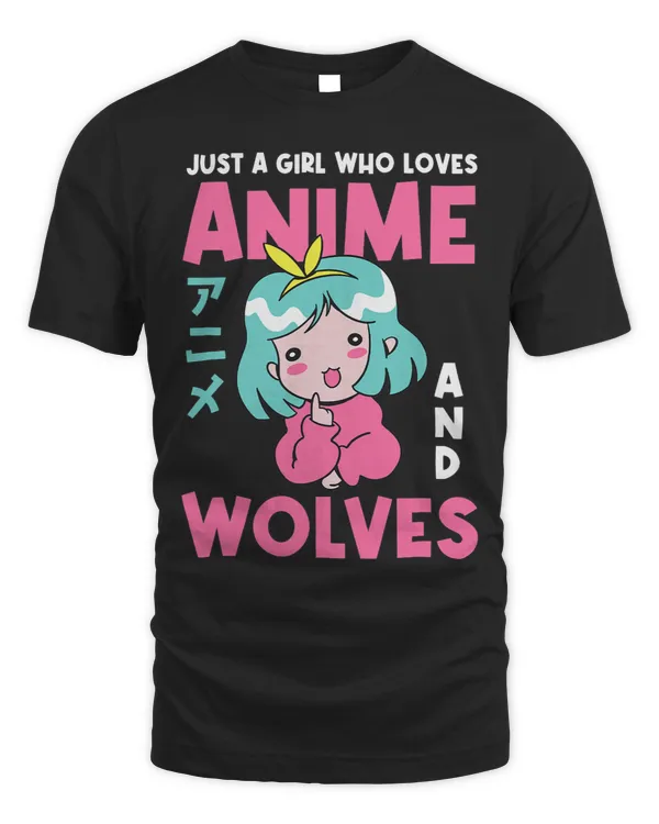 Girl Who Loves Anime And Wolves Anime Lover Wolf Lover 1