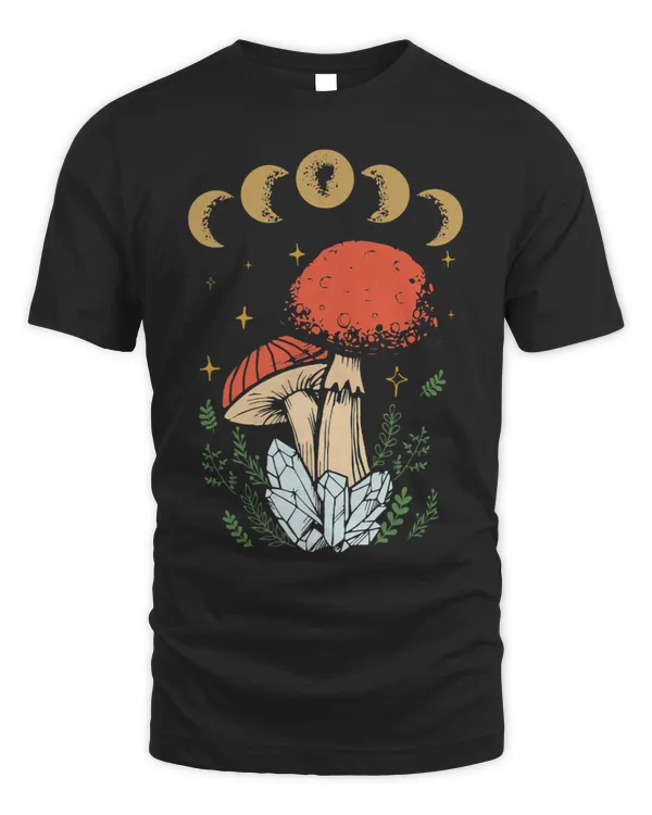 Goblincore Mushroom Foraging Aesthetic Witchy Moon Vintage