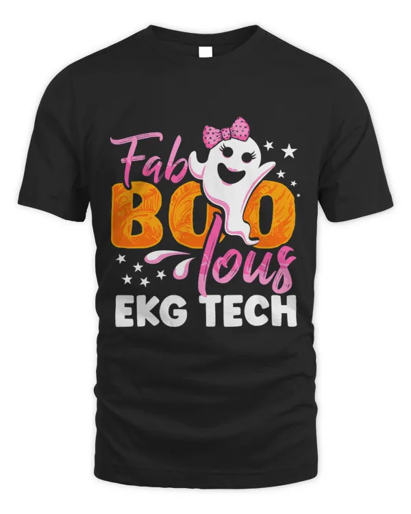 EKG Tech Halloween Womens Fab BOO Lous