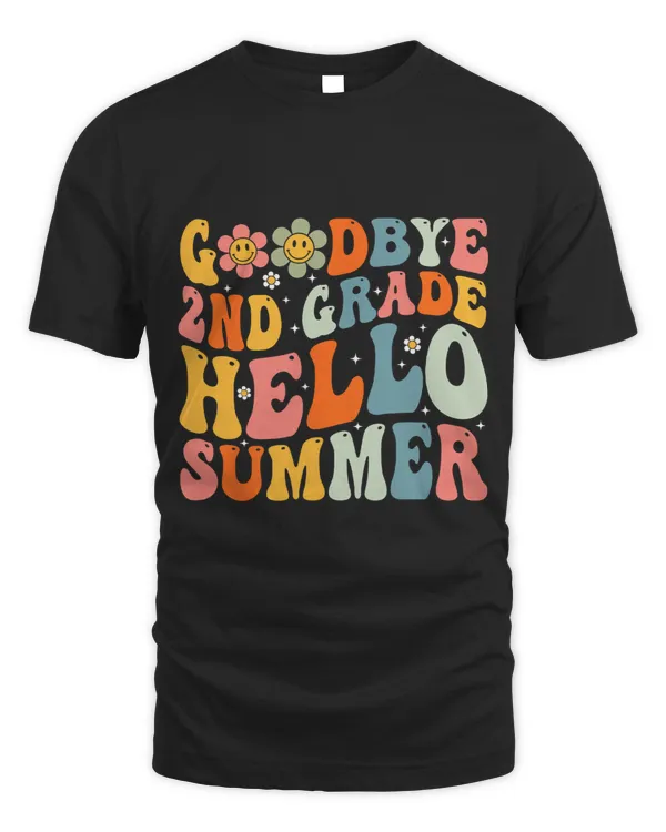 Goodbye 2nd Grade Hello Summer Last Day Of School Boys Kids