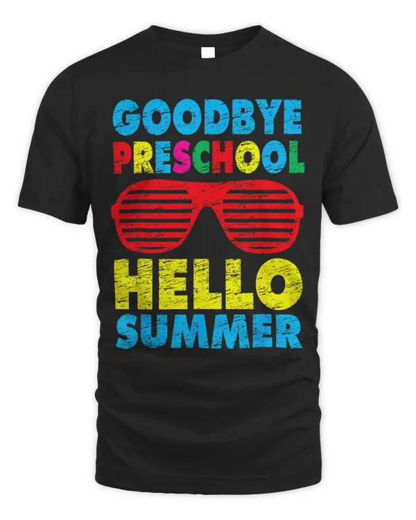 Goodbye Preschool Hello Summer Last Day Of School Boys Kids