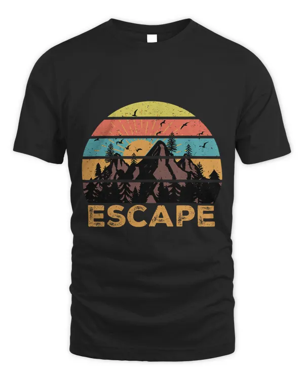 Camping Shirt Mountains Camping Escape