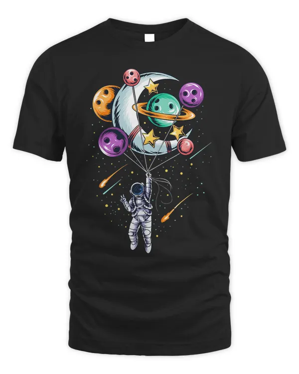 Funny Astronaut Planets Moon With Hand space