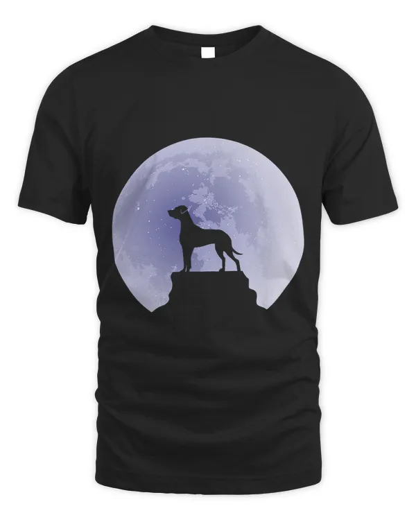 Great Dane Moon NickerStickers Great Dane Dog Silhouette