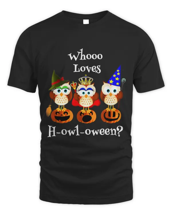 Funny Who Loves Howlaween Owl Costume Adorable Halloween
