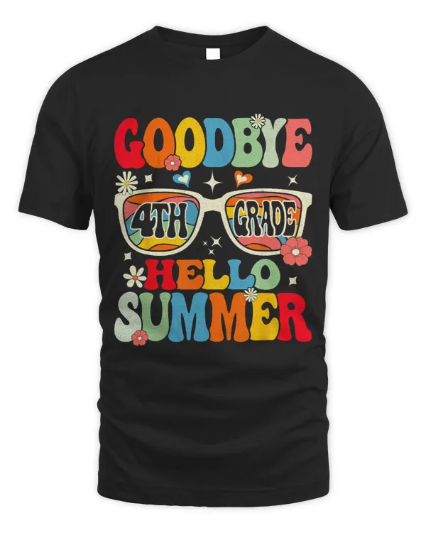 Groovy Goodbye 4th Grade Graduation Hello Summer Kids