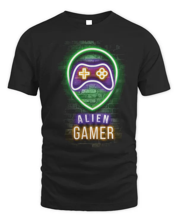 Gamers Gaming Alien Invader Video Games Space