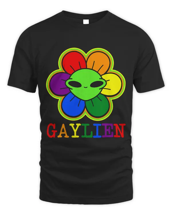 Gaylien Funny Alien LGBTQ Gay Pride Flag Lesbian Bisexual