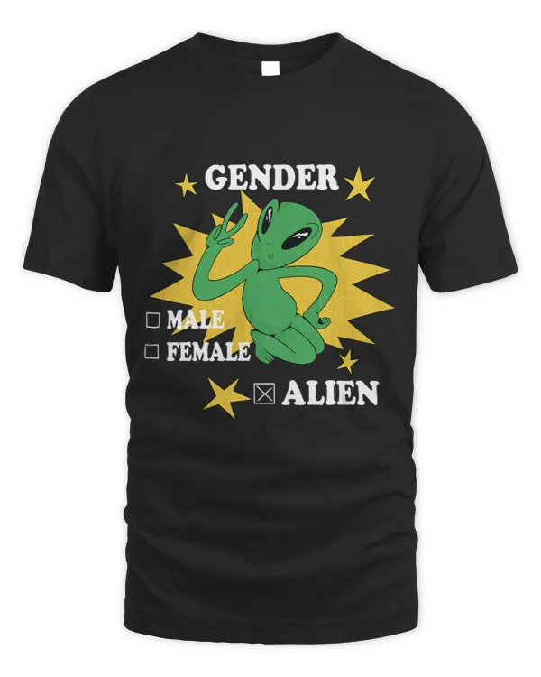 Gender Male Female Alien Finger sign peace