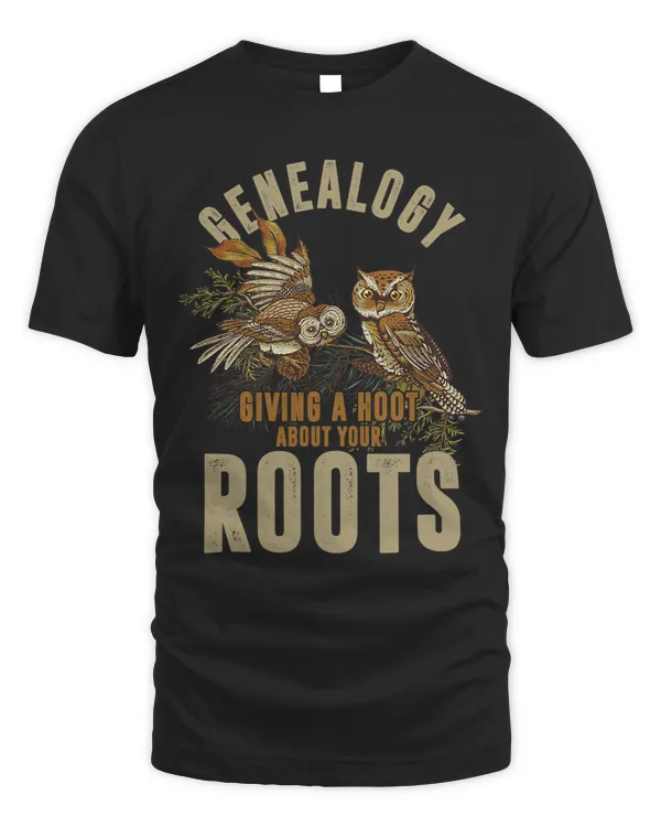 Genealogist Genealogy Owl Lover Roots Ancestry Gift