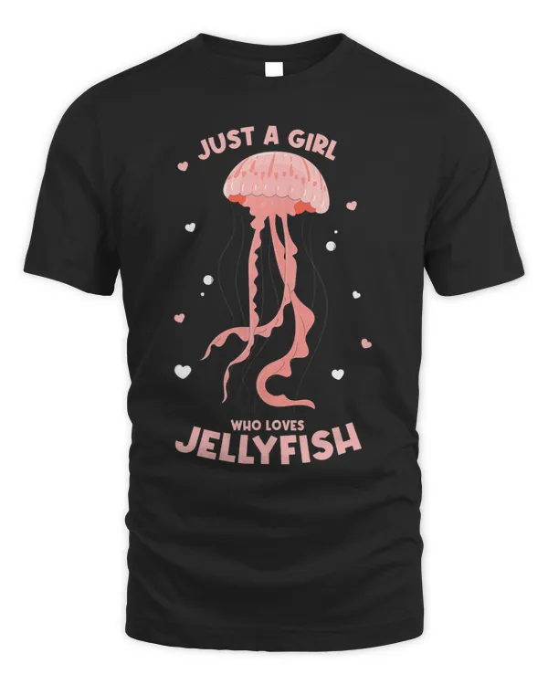 Girl Loves Jellyfish Ocean Sea Creature Underwater Tentacle