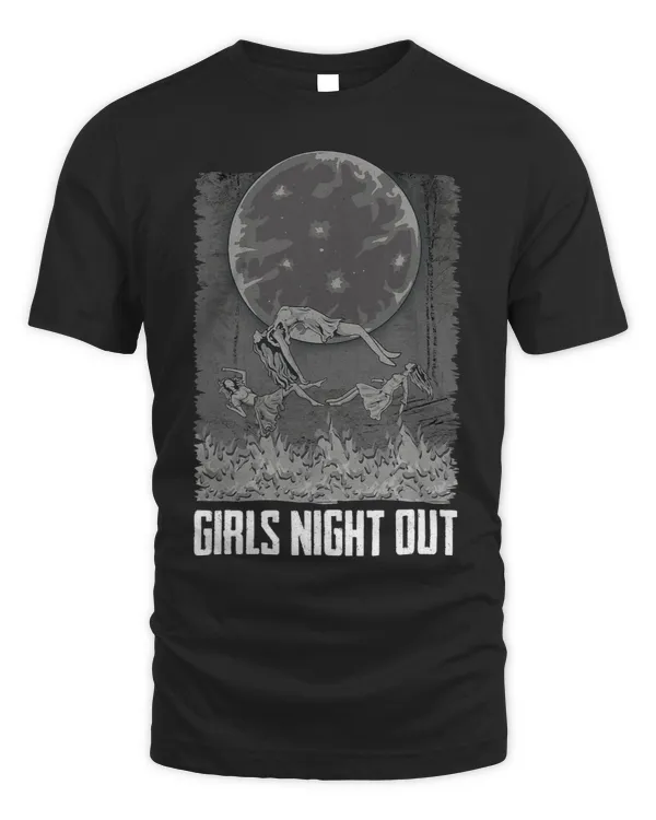 Goth Girls Night Out Esoteric Witch Coven Occult Gothic Moon