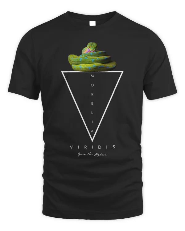 Green Tree Python Modern Geometric