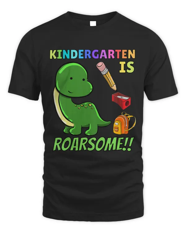 Dinosaur Dino Kids Kindergarten Is Roarsome Awesome Back To School Dinosaur
