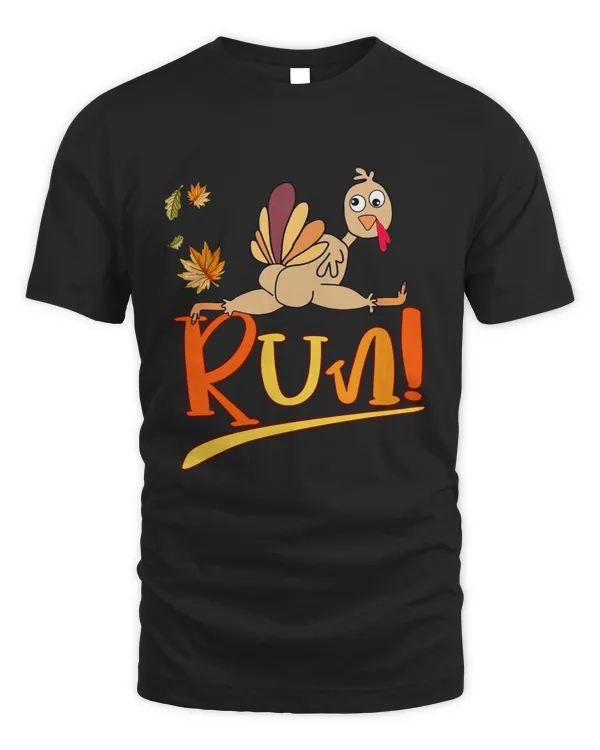 Funny Turkey Run Thanksgiving