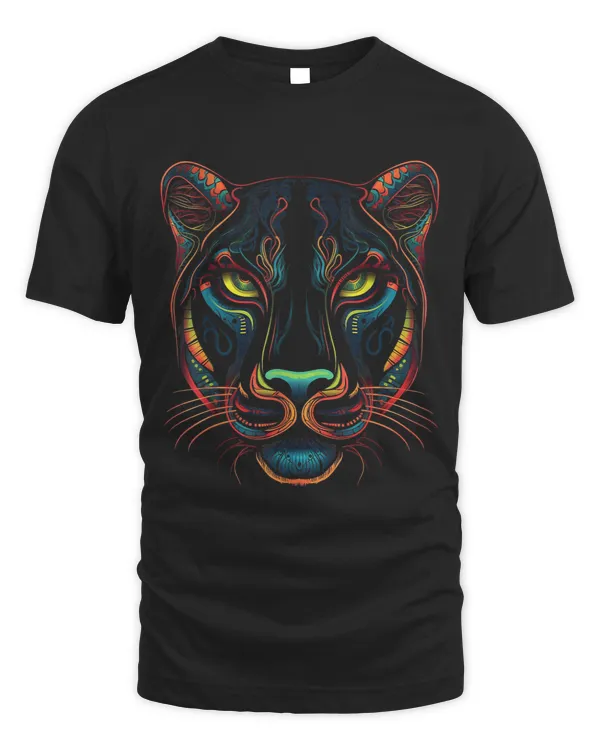 Panther Gift Graffiti Pop Art Of Panther Animal Graphic Tee for Men Women