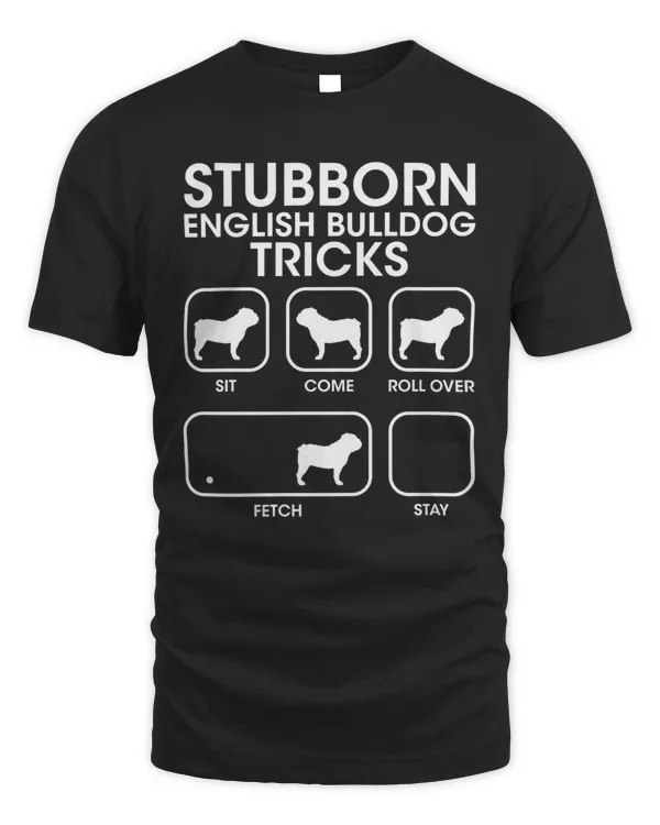 Stubborn English Bulldog Tricks