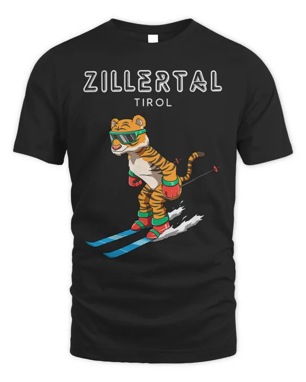 Tiger Gift Zillertal Tirol Austria Retro Ski Tiger