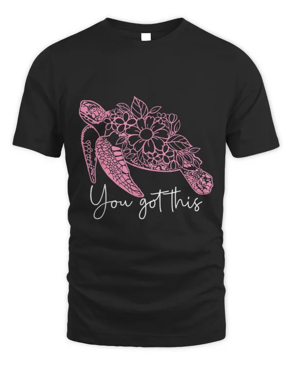 KV9 Turtle You Got This Pink Turtle Breast Cancer Awareness Month 86