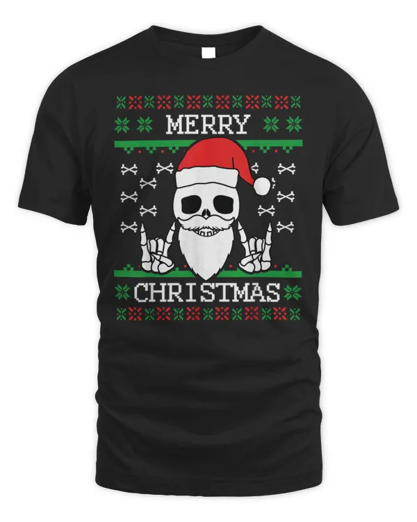 Official 83 Merry Christmas Winter Skull Family Xmas Kids Adults T-Shirts T-Shirt