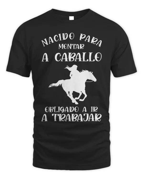 Horse Lover Womens Riding Horse Born to Ride on Horse