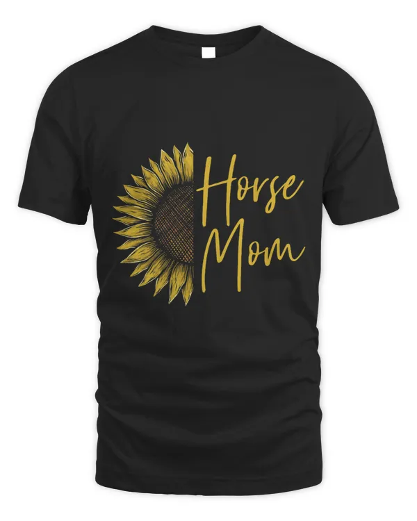 Horse Lover Womens Sunflower Horse Mom Riding