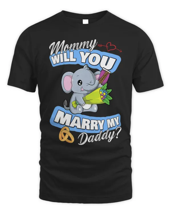 Elephants Lover Wedding Offer Mommy Will You Marry My Daddy