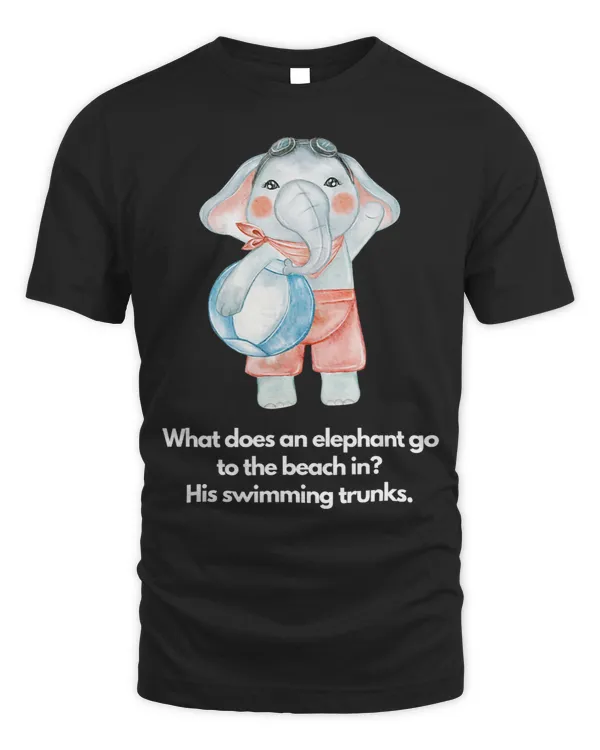 Elephants Lover What does an elephant go to the beach