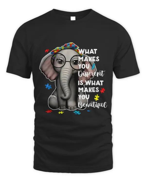 Elephants Lover What Makes You Different Elephant Mom Autism Child Awareness 21