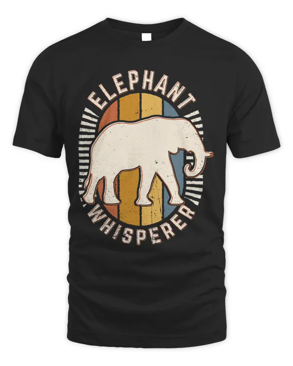 Elephants Lover Whisperer Vintage Classic Retro Animal Love