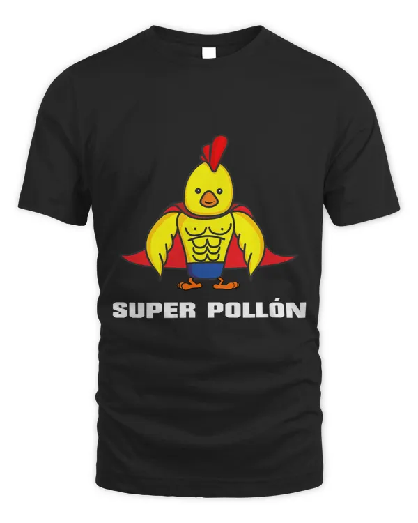 Chicken Lover Super pin funny design with a muscle chicken