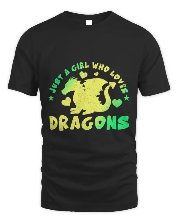 Dragon Animals Just a Girl Who Loves Dragons Cute Dragon Themed Teen Girls 2