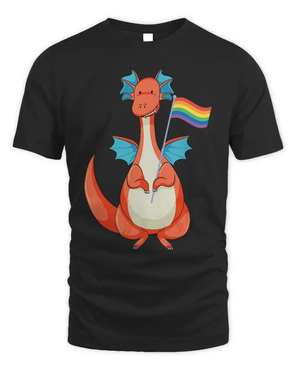Dragon Animals LGBT Rainbow Flag LGBTQ Gay Pride Dragon