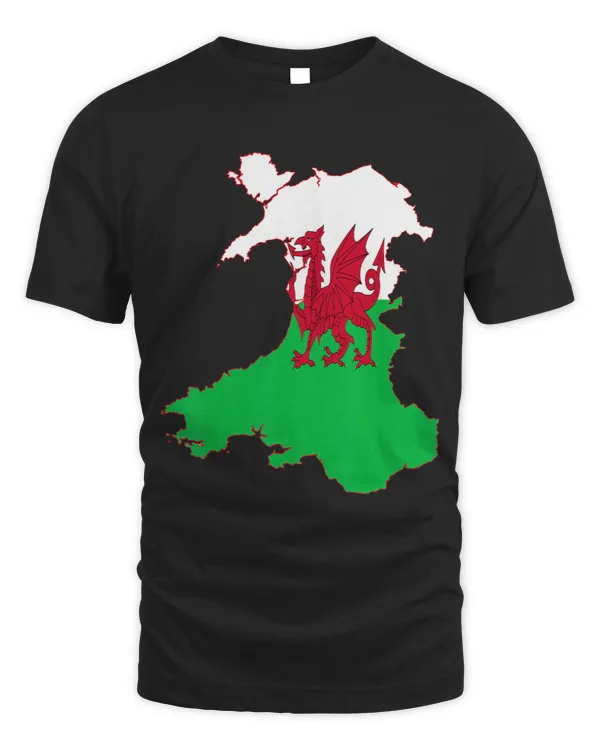 Dragon Animals Wales Map With Dragon Cut Out