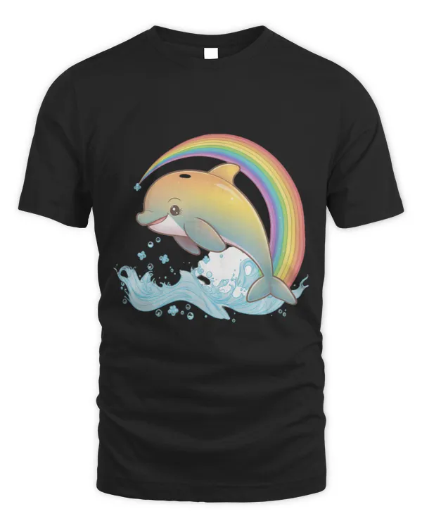 Dolphin Gift with a Rainbow