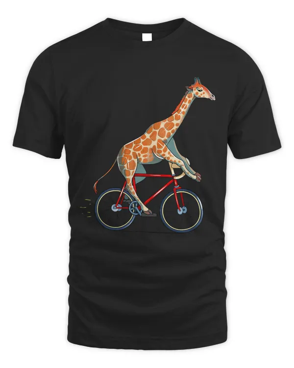 Giraffe Gift Riding Bicycle Cute Biker Cyclist