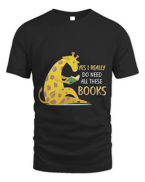 Giraffe Gift Yes I Really Do Need All These Books Literacy Read 91