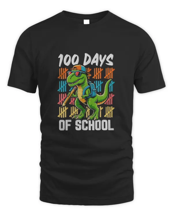 100 Days Dinosaur Trex Boys  S 100Th Day Of School