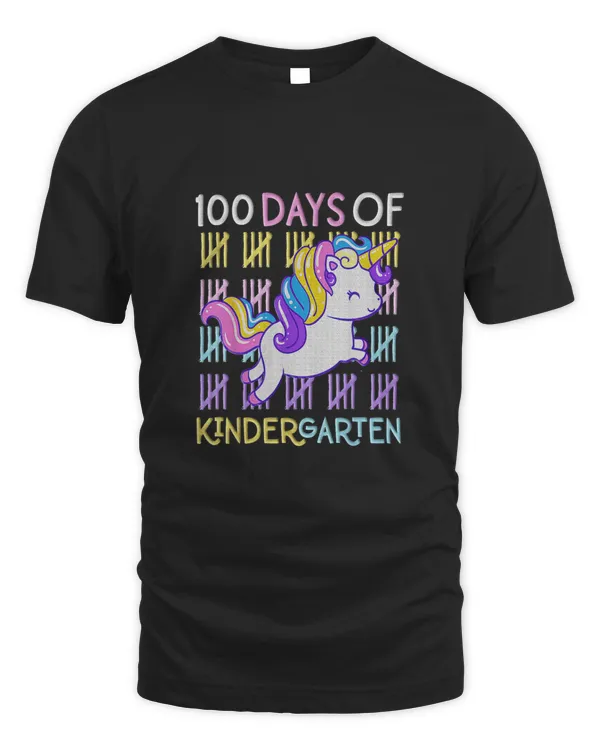 100 Days Of Kindergarten Unicorn Teacher Girls Toddler  S