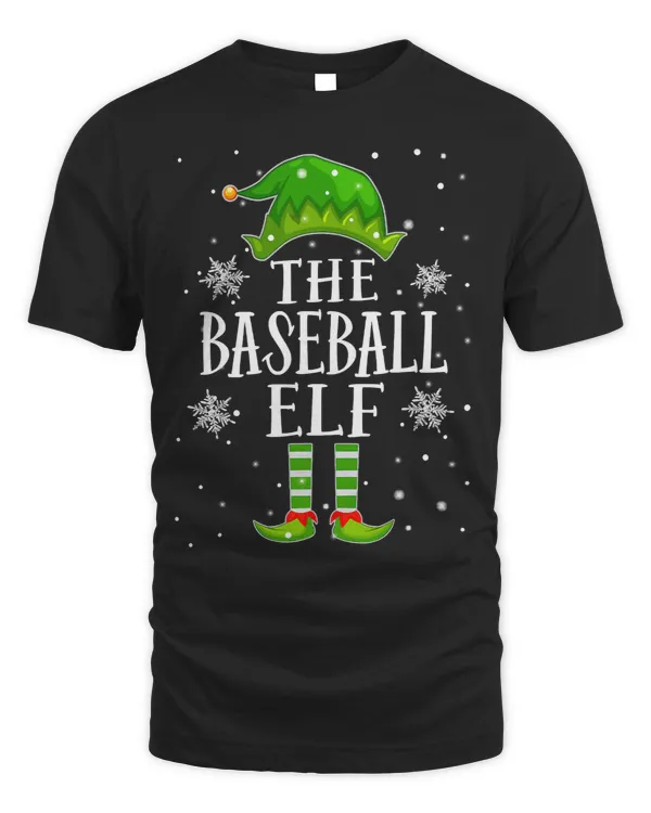 Baseball Gift The Baseball Elf Christmas Group Family Matching Pajamas 489