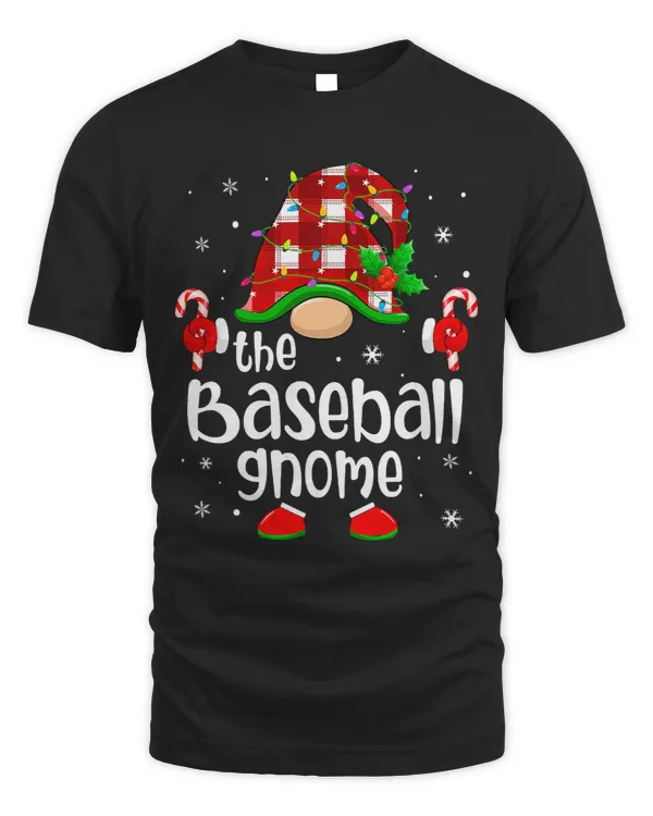 Baseball Gift The Baseball Gnome Matching Family Group Sport Christmas 492