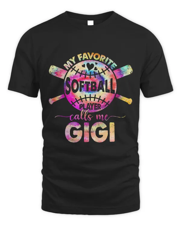 Softball Gift Womens Proud Gigi of Player Tie Lover Mothers Day 104