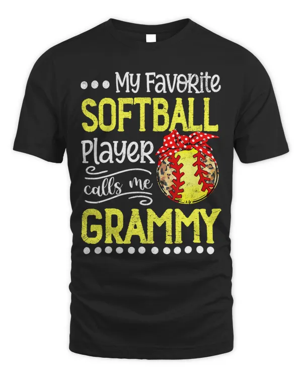 Softball My Favorite Softball Player Calls Me Grammy Mothers Day Softball