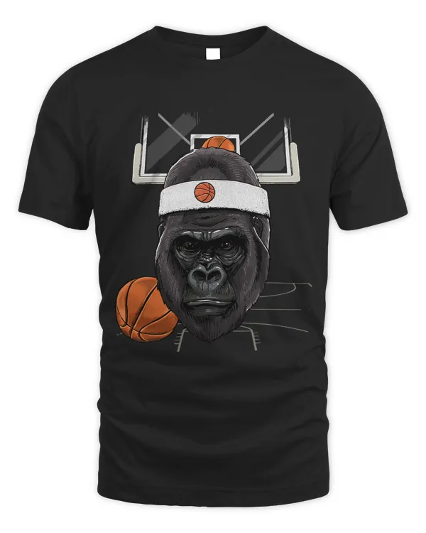 Basketball Gift Gorilla Basketball Gorilla Lovers Basketball Player 413