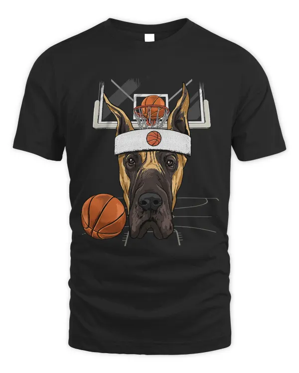Basketball Gift Great Dane Basketball Dog Lovers Basketball Player 384
