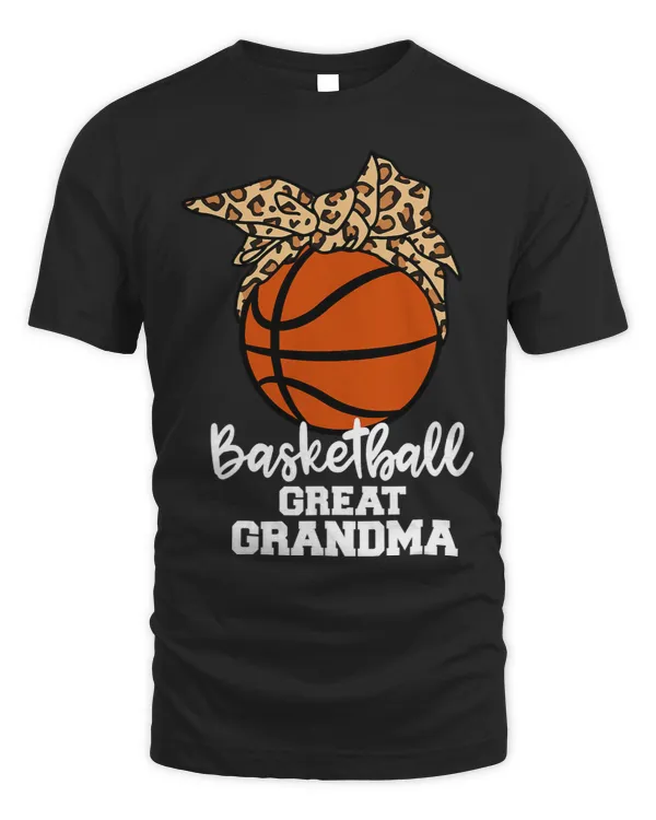 Basketball Gift Great Grandma Funny Basketball Player Leopard