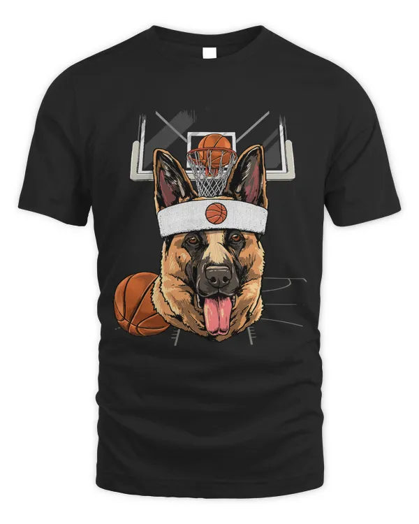 Basketball Gift GSD Basketball Dog Lovers Basketball Player 381 German Shepherd Dog Dog