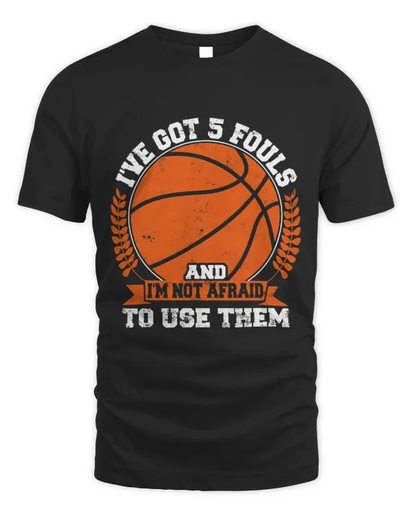 Basketball Gift Hoops Basketball Player Streetball Dunking Hooping 5 Fouls 3